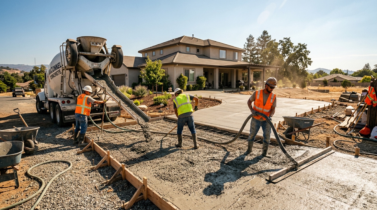 Pouring Concrete in a Redding Heat Wave: What Actually Protects Your Slab